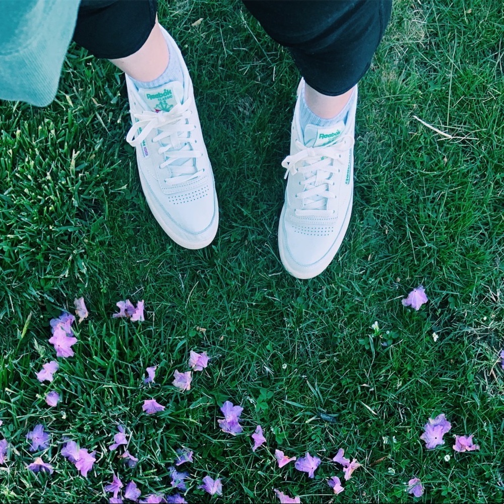 Reebok Off White Club C 85 Vintage Shoes